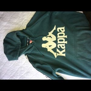 Green kappa hoodie